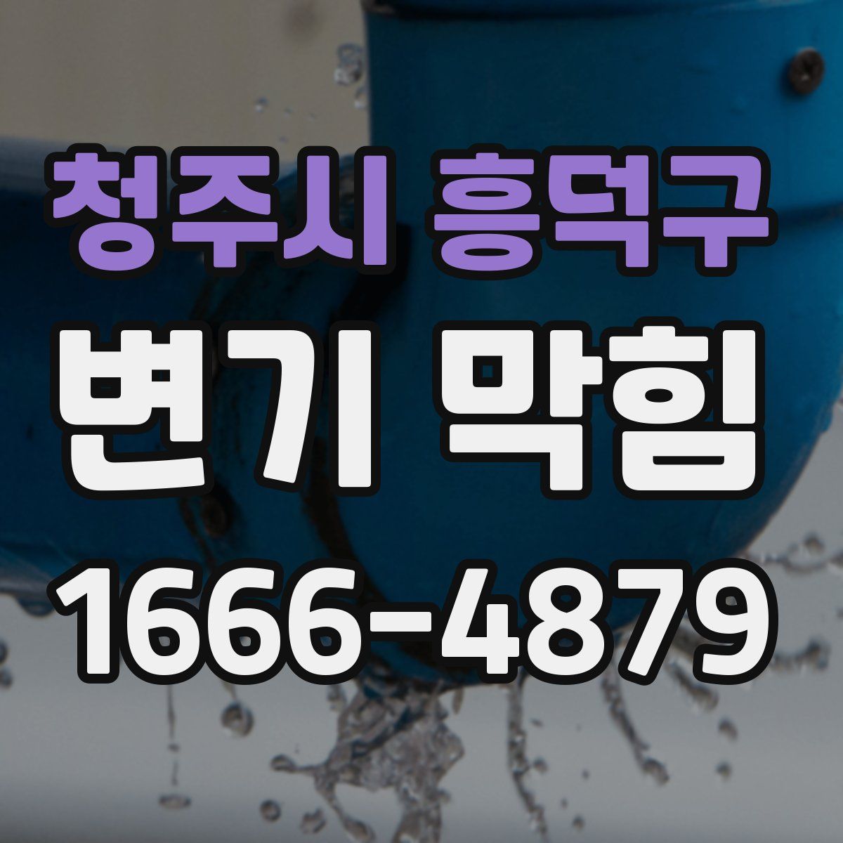 청주시 흥덕구 변기 막힘