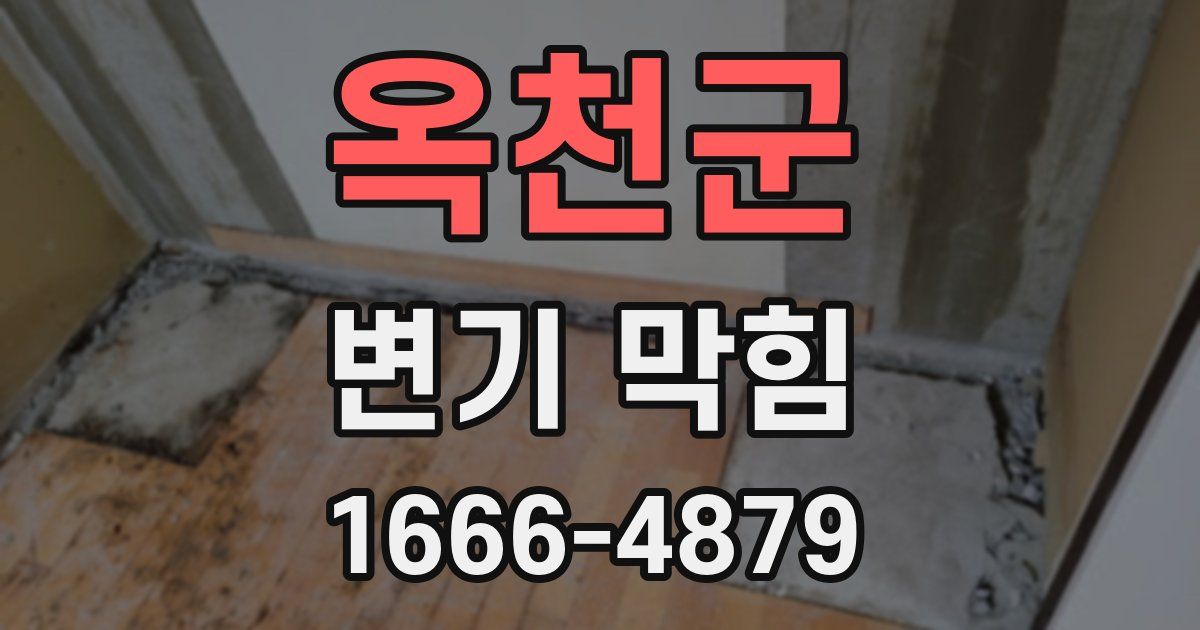 옥천군 변기 막힘