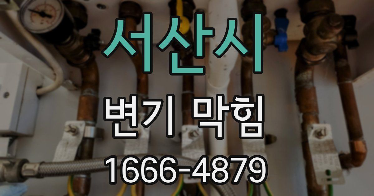 서산시 변기 막힘
