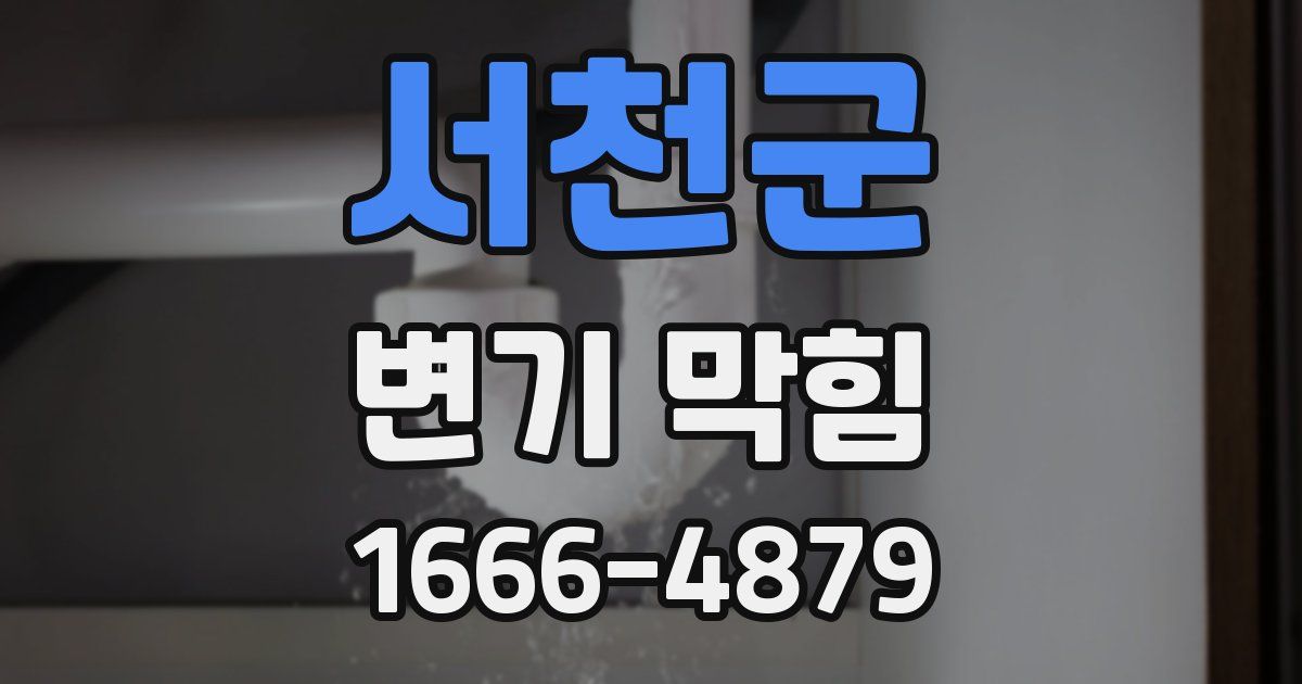 서천군 변기 막힘
