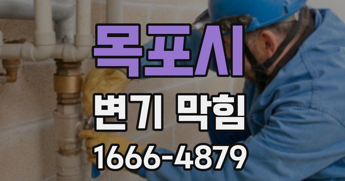 목포시 변기 막힘