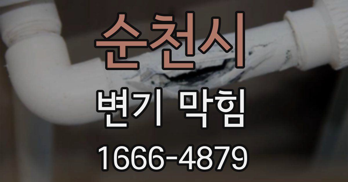 순천시 변기 막힘