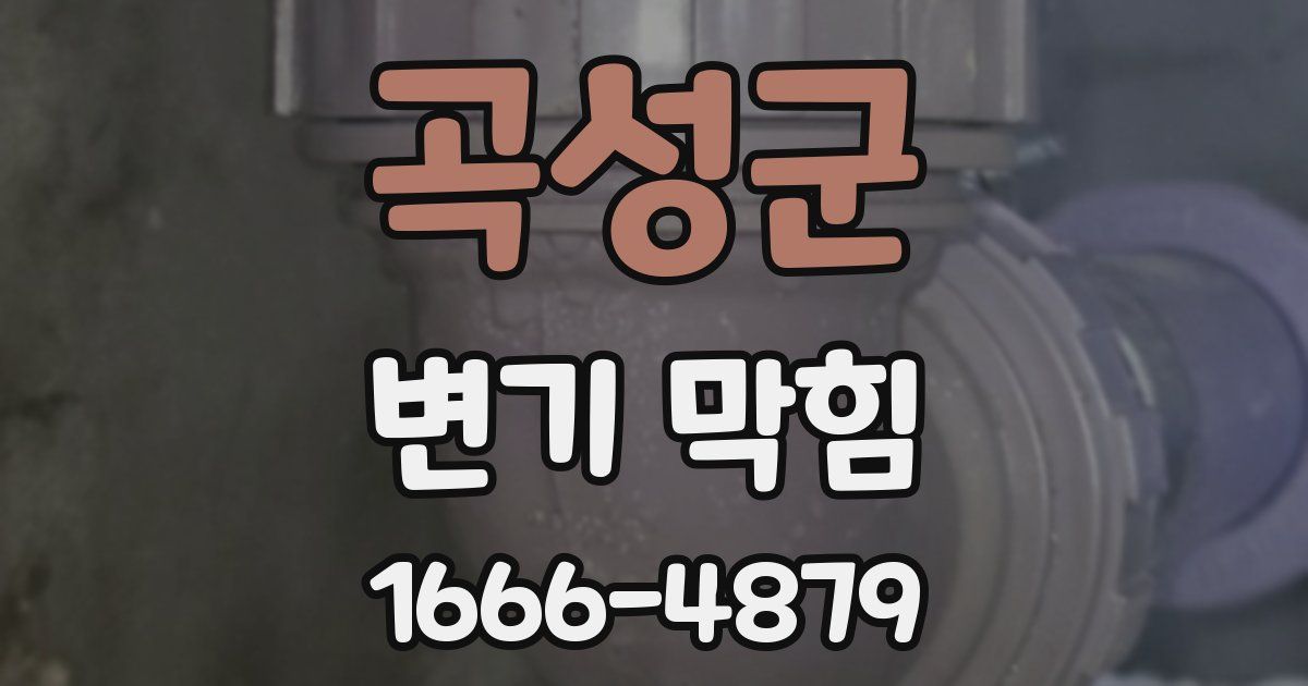 곡성군 변기 막힘