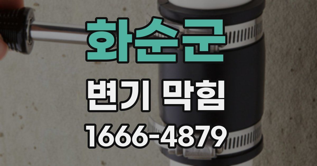 화순군 변기 막힘