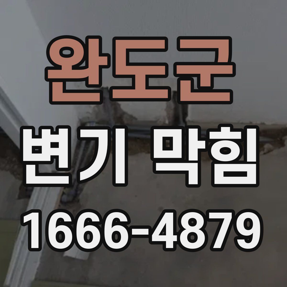 완도군 변기 막힘