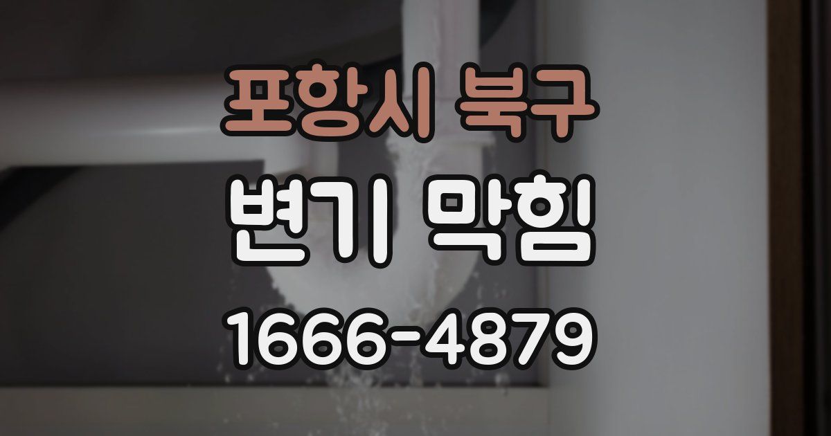 포항시 북구 변기 막힘