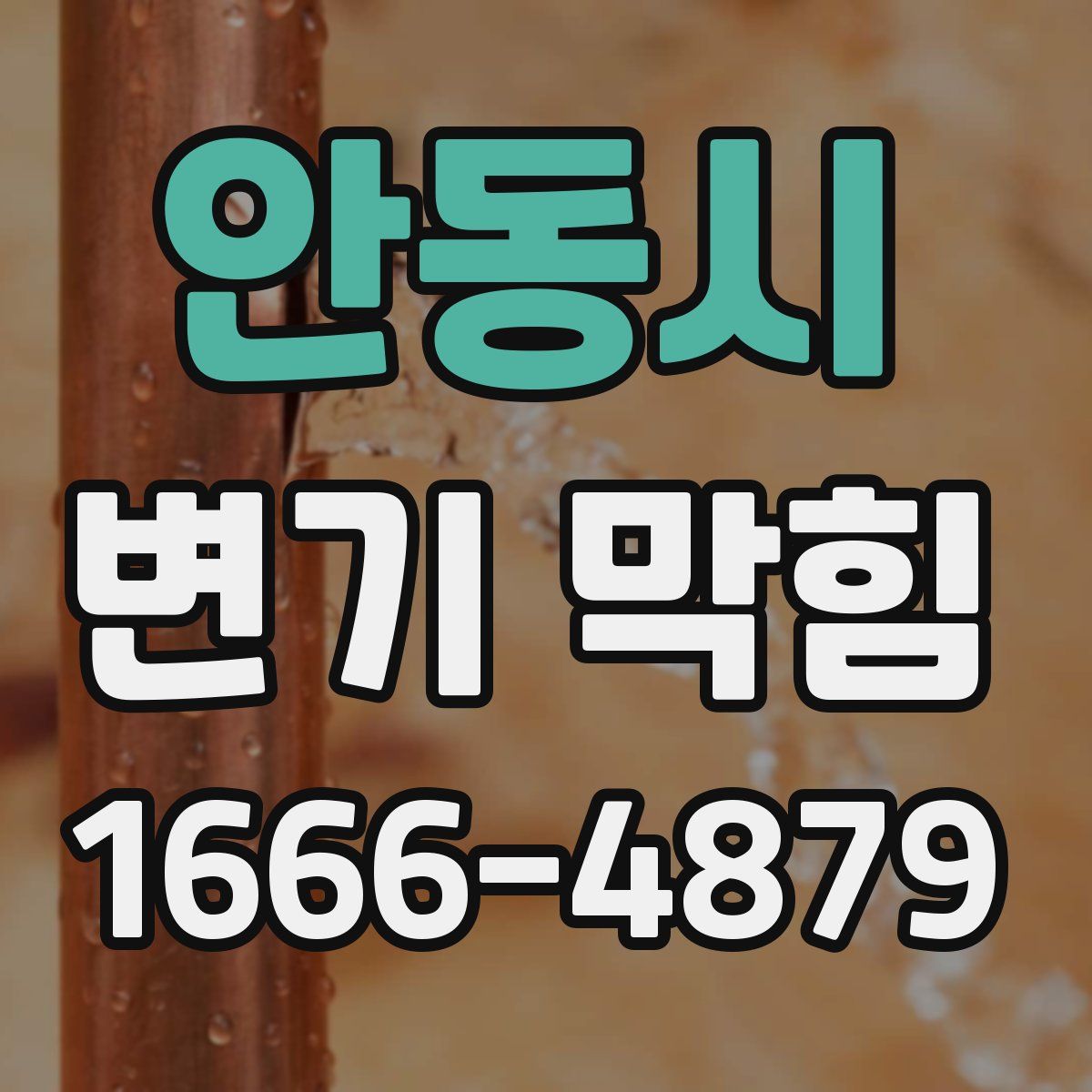 안동시 변기 막힘