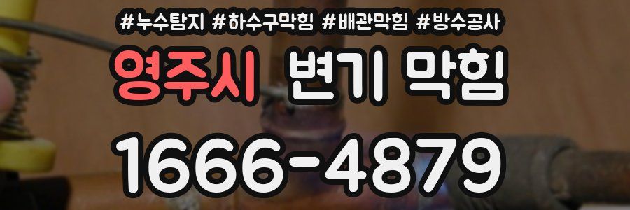 영주시 변기 막힘