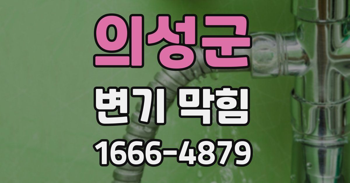 의성군 변기 막힘