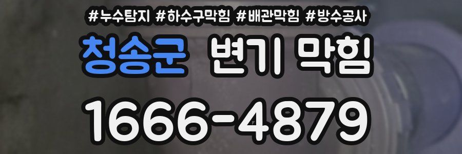 청송군 변기 막힘