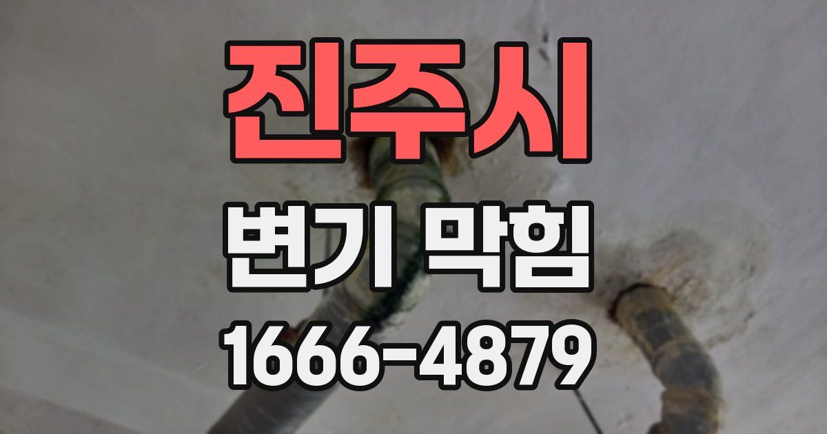 진주시 변기 막힘