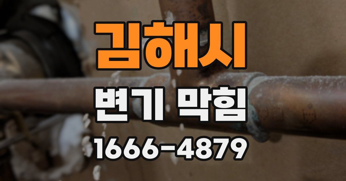 김해시 변기 막힘