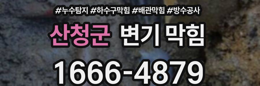 산청군 변기 막힘