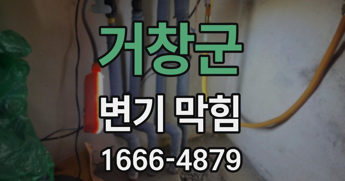거창군 변기 막힘