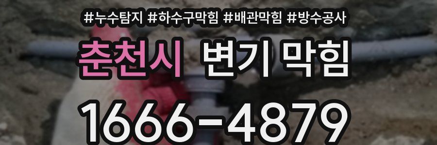 춘천시 변기 막힘