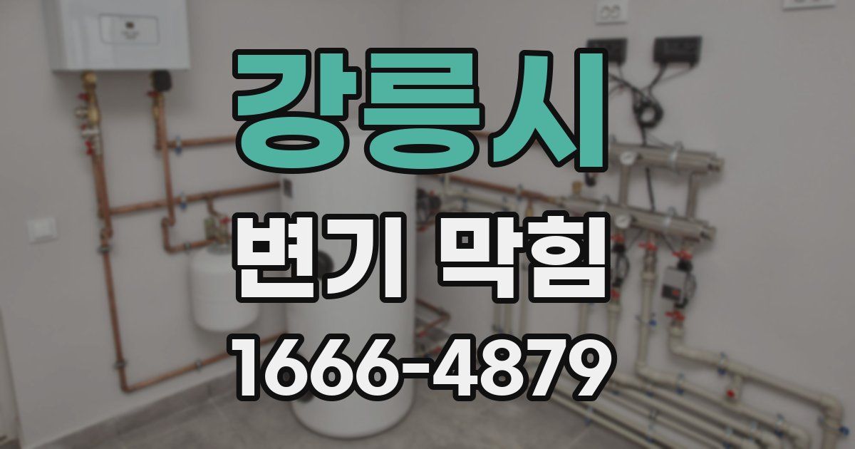 강릉시 변기 막힘