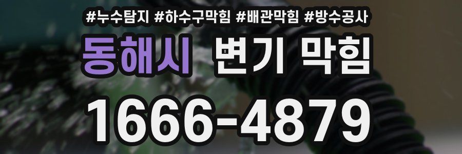 동해시 변기 막힘