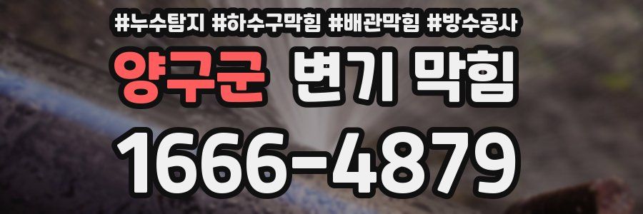 양구군 변기 막힘