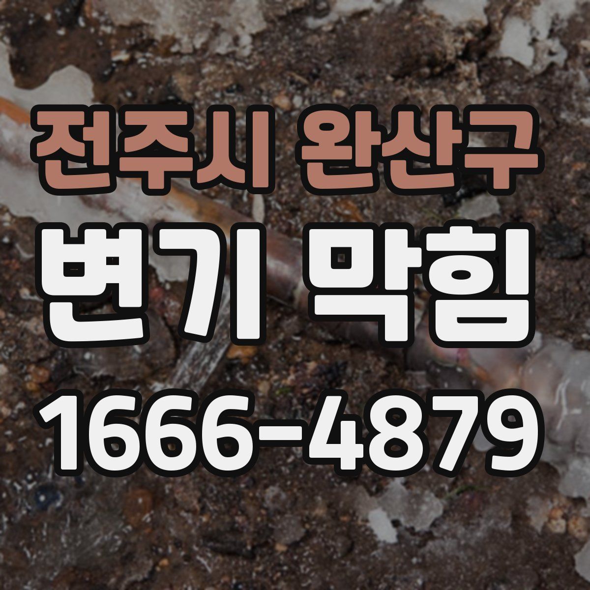 전주시 완산구 변기 막힘