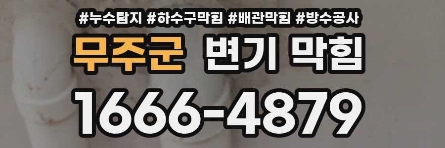 무주군 변기 막힘