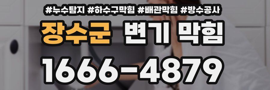 장수군 변기 막힘