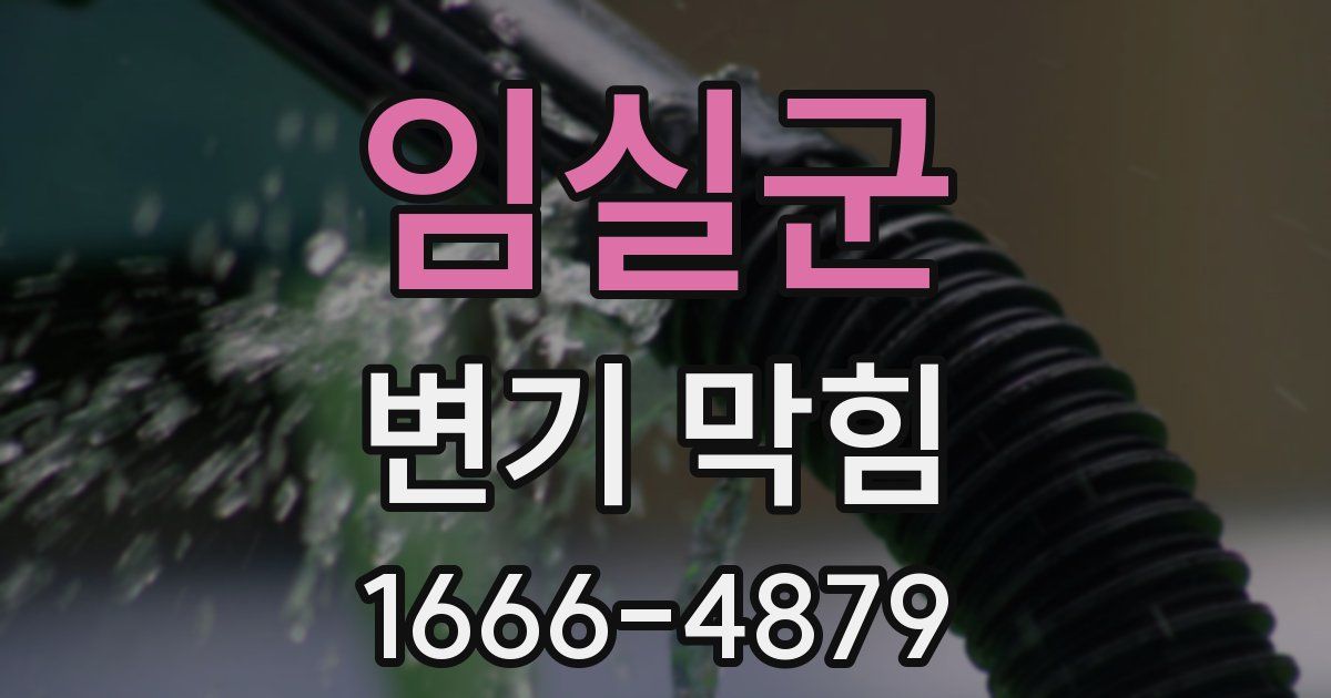 임실군 변기 막힘