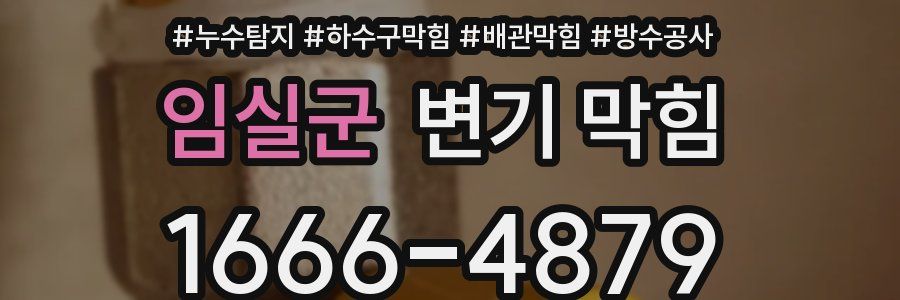 임실군 변기 막힘