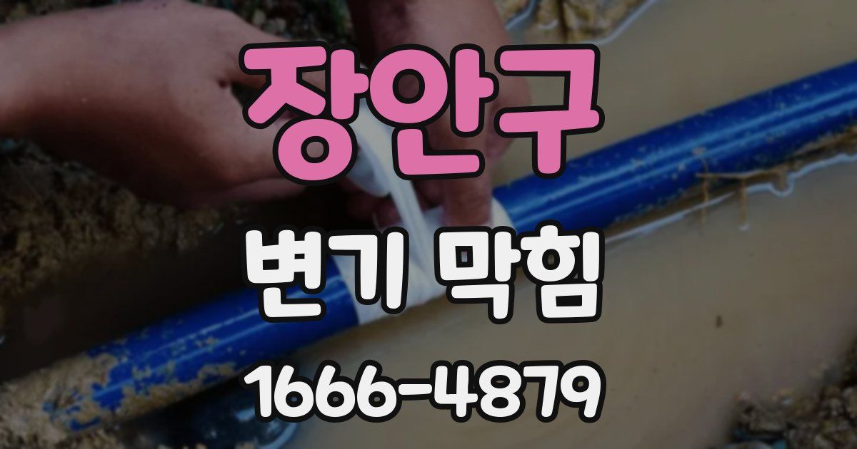 장안구 변기 막힘