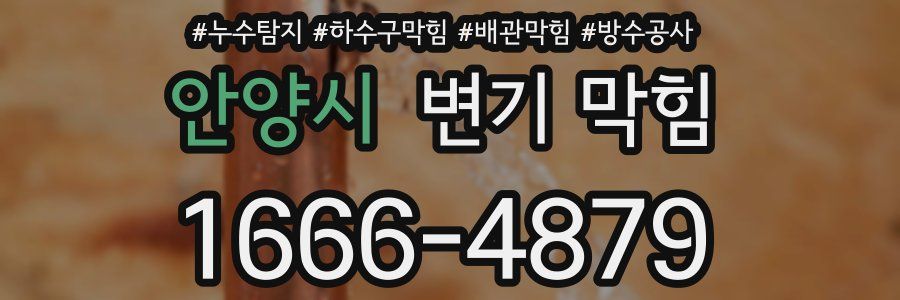 안양시 변기 막힘