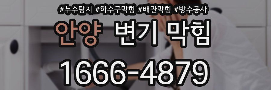 안양 변기 막힘