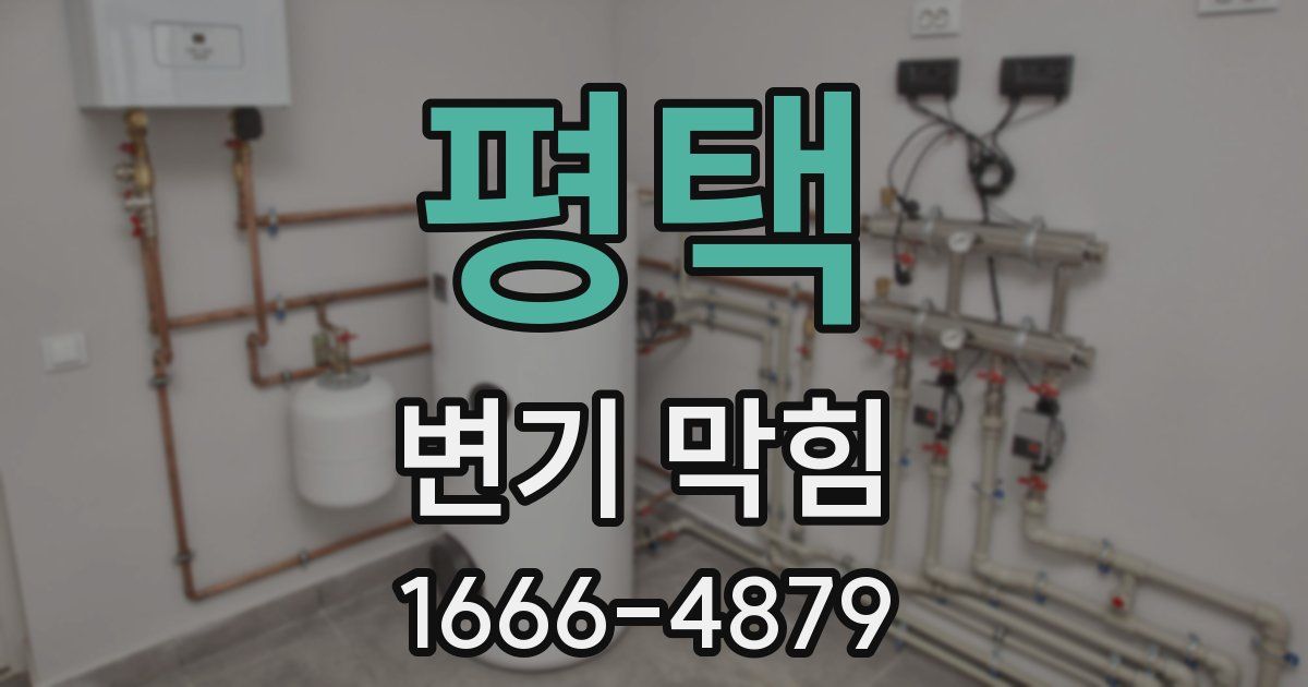 평택 변기 막힘