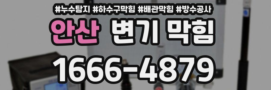 안산 변기 막힘