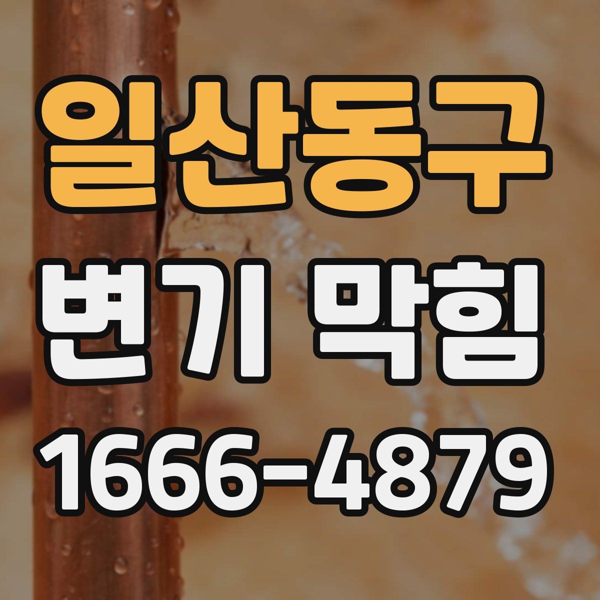 일산동구 변기 막힘