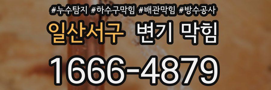 일산서구 변기 막힘