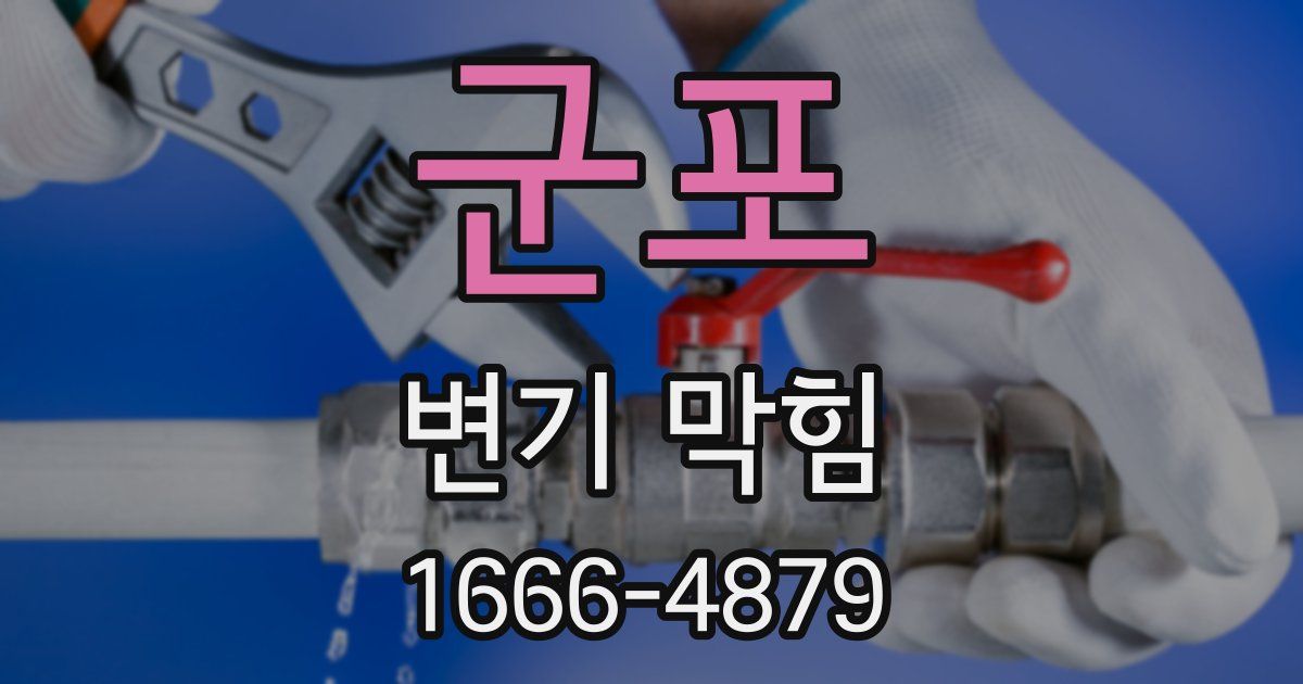 군포 변기 막힘