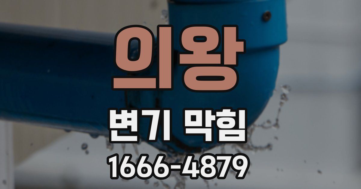 의왕 변기 막힘