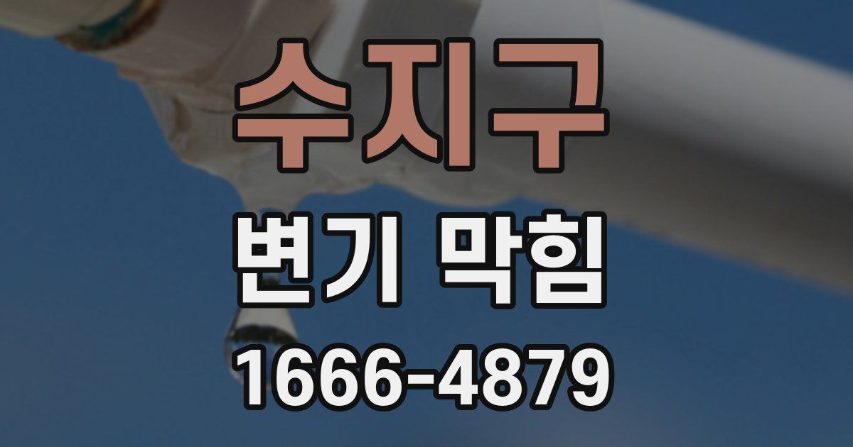 수지구 변기 막힘
