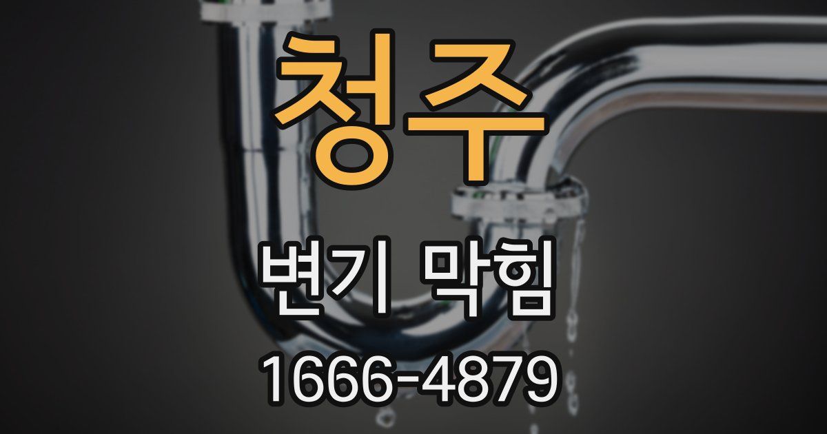 청주 변기 막힘