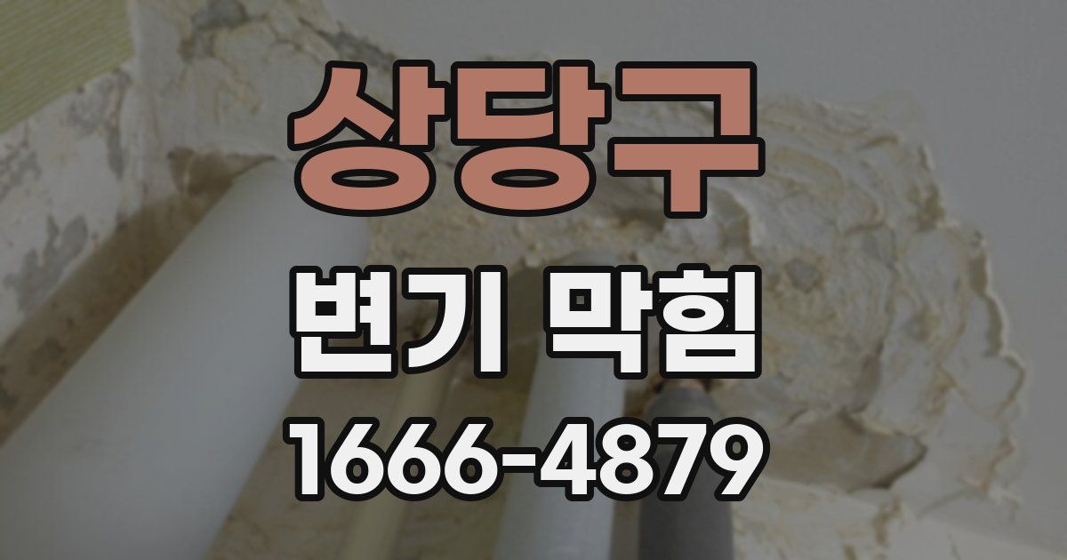 상당구 변기 막힘