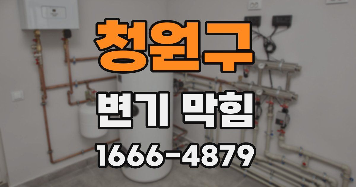 청원구 변기 막힘