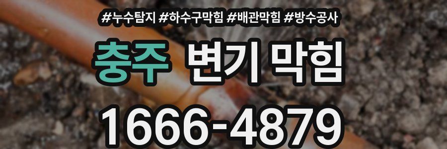 충주 변기 막힘