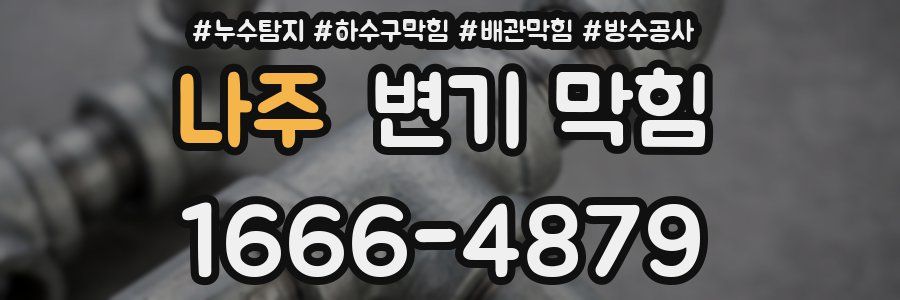 나주 변기 막힘