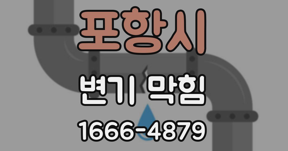 포항시 변기 막힘