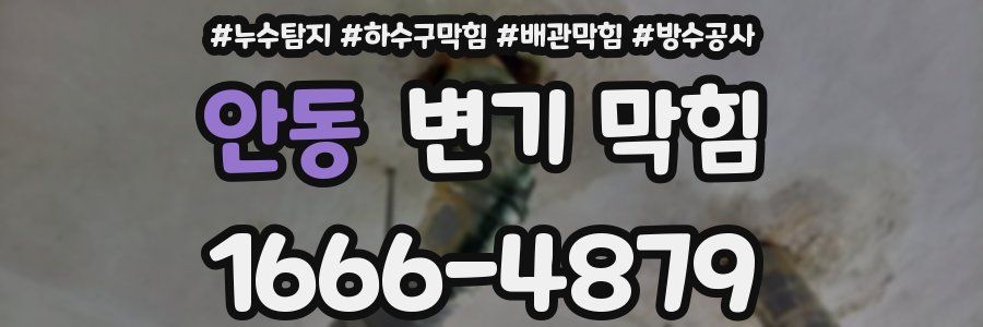 안동 변기 막힘