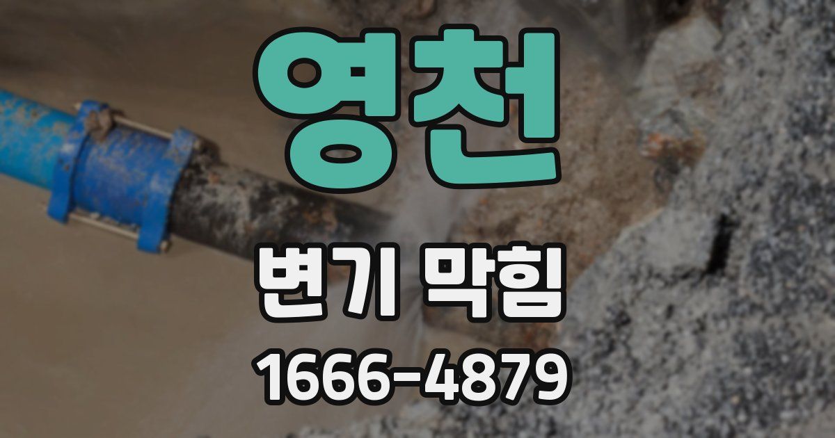영천 변기 막힘