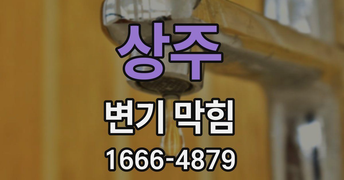 상주 변기 막힘
