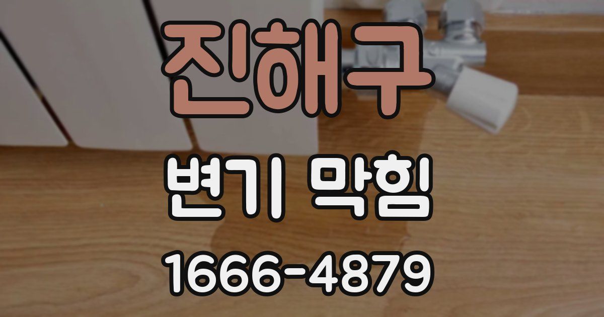 진해구 변기 막힘