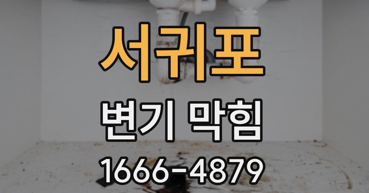 서귀포 변기 막힘