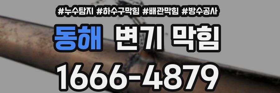 동해 변기 막힘