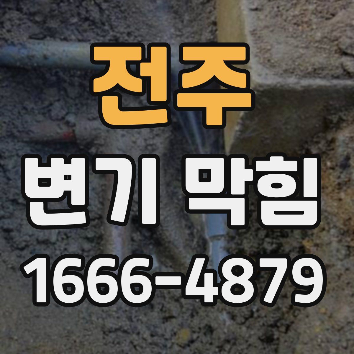 전주 변기 막힘